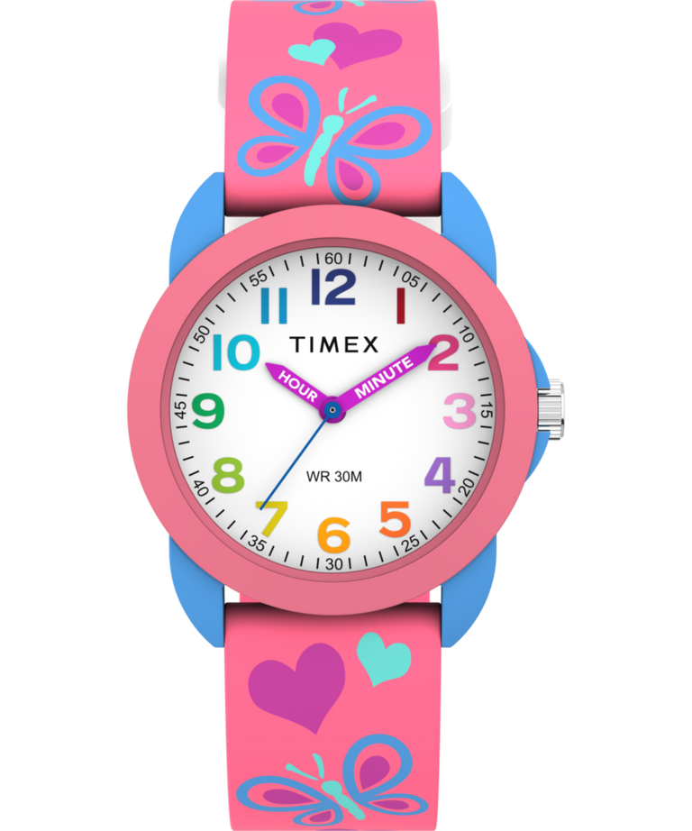 TW2Y59700 Timex Kids Time Teacher 30mm Silicone Strap Watch Primary Image