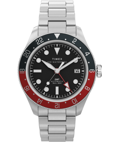 TW2Y60600 Waterbury Heritage Automatic GMT 41.5mm Stainless Steel Bracelet Watch Primary Image