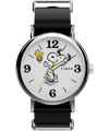 TW2Y60900 Peanuts® x Timex Weekender Snoopy  40mm Leather Strap Watch  Primary Image