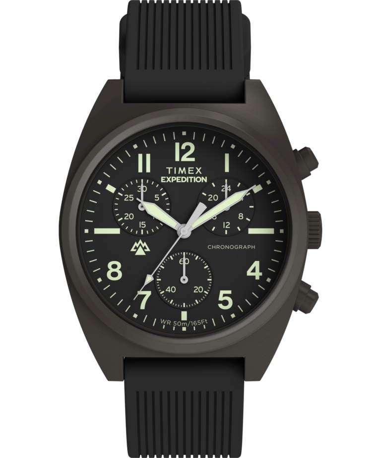 TW2Y61000 Expedition® Capstone Chronograph 41mm Silicone Strap Watch Primary Image