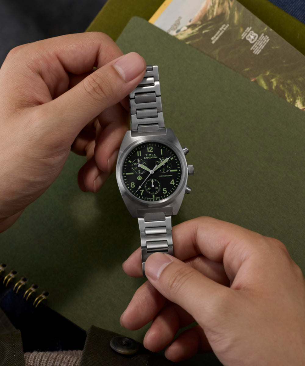 Expedition® Capstone Chronograph 41mm Stainless Steel Bracelet