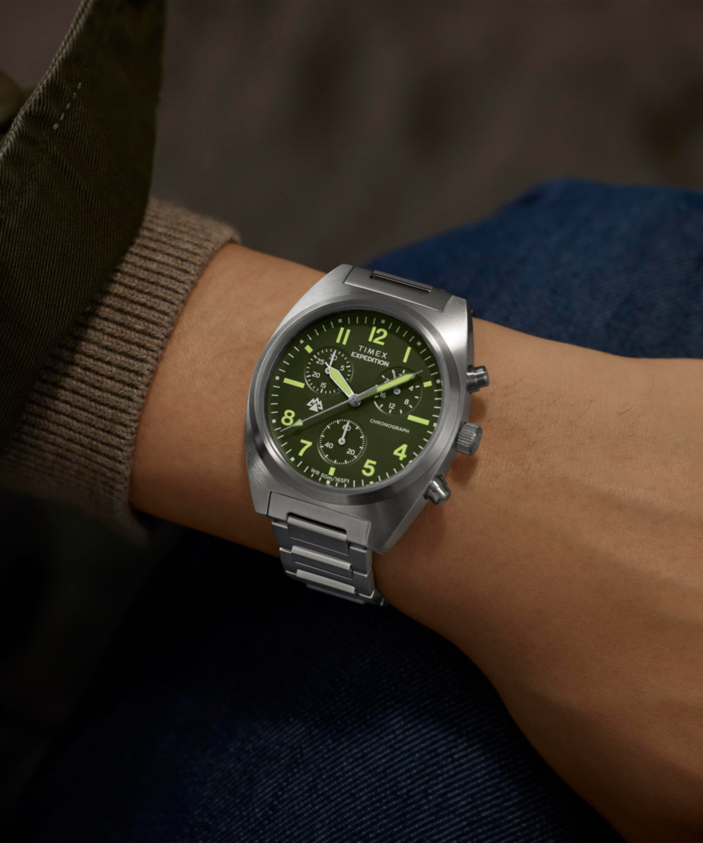 Expedition® Capstone Chronograph 41mm Stainless Steel Bracelet