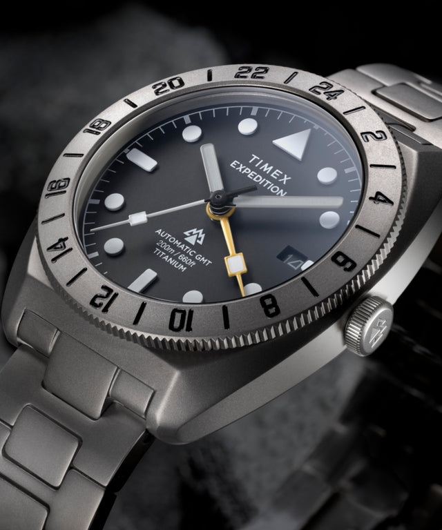 TW2Y63500 Expedition® Pioneer Titanium Automatic GMT 41mm Titanium Bracelet Watch Collab Additional Image