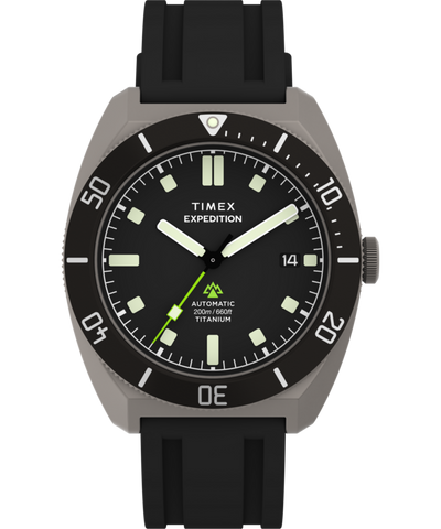 TW2Y63600 Expedition® Pioneer Titanium Automatic 41mm HNBR Synthetic Rubber Strap Watch Primary Image