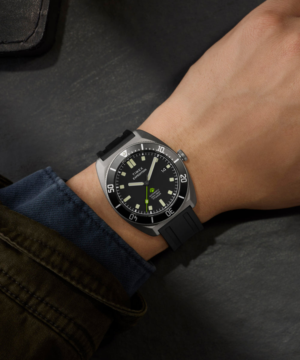 Expedition® Pioneer Titanium Automatic 41mm HNBR Synthetic Rubber