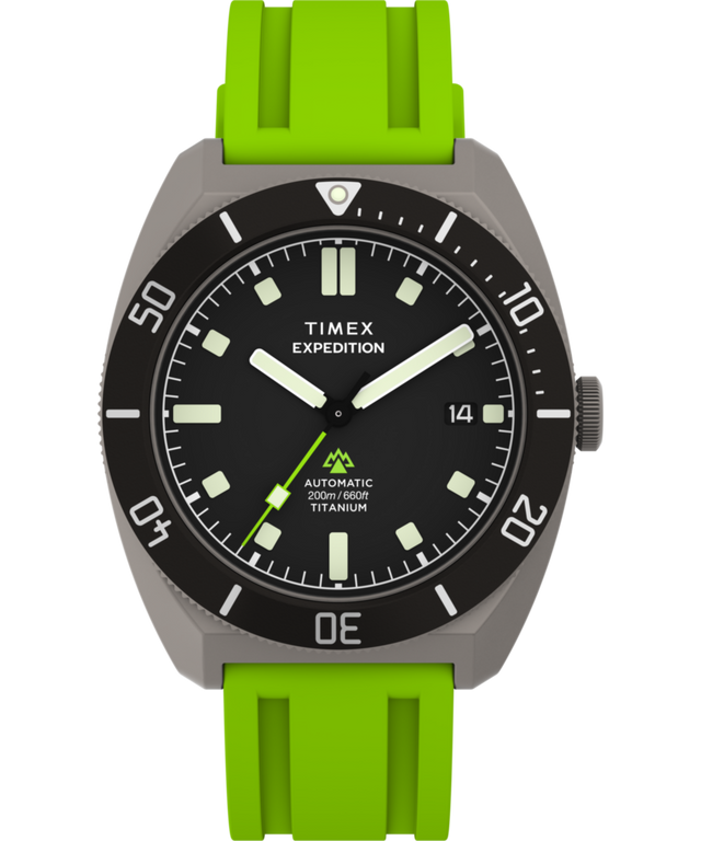TW2Y63700 Expedition® Pioneer Titanium Automatic 41mm HNBR Synthetic Rubber Strap Watch Primary Image
