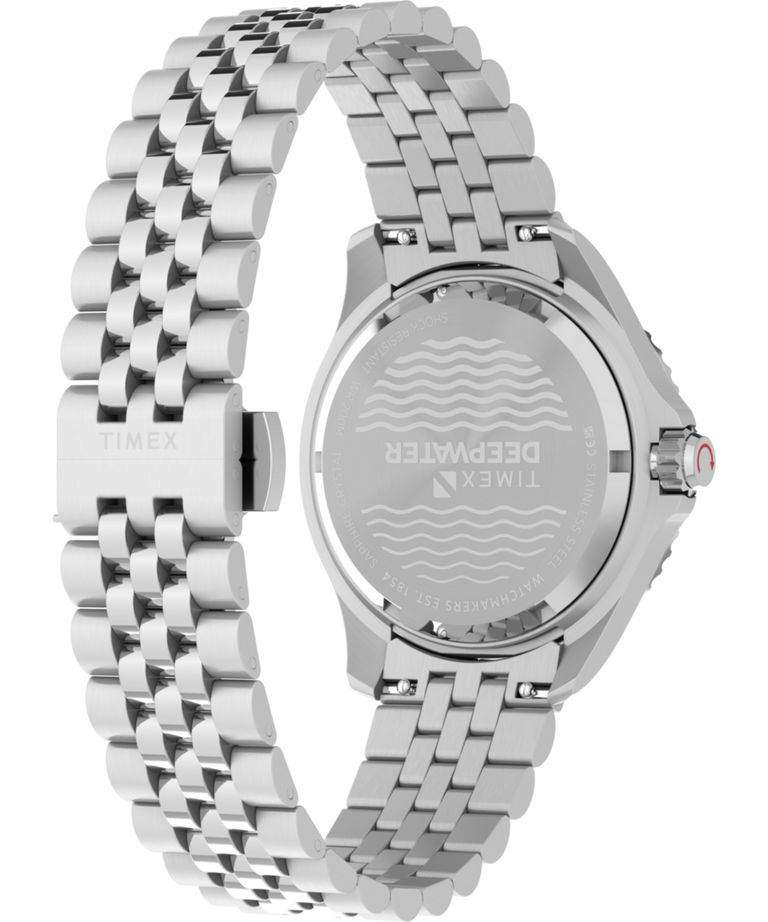 TW2Y63900 Deepwater Meridian 200 Automatic GMT 42mm Stainless Steel Bracelet Watch Caseback with Attachment Image