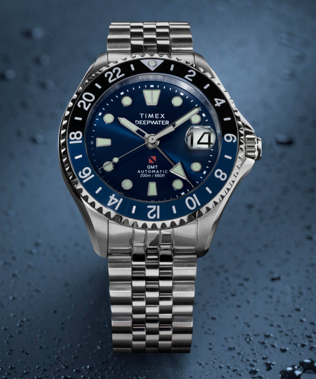 TW2Y64000 Deepwater Meridian 200 Automatic GMT 42mm Stainless Steel Bracelet Watch Collab Additional Image