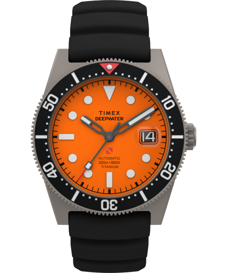 TW2Y64300 Deepwater Reef 200 Titanium Automatic 41mm Synthetic Rubber Strap Watch Primary Image
