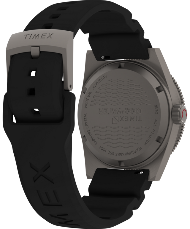 TW2Y64300 Deepwater Reef 200 Titanium Automatic 41mm Synthetic Rubber Strap Watch Caseback with Attachment Image