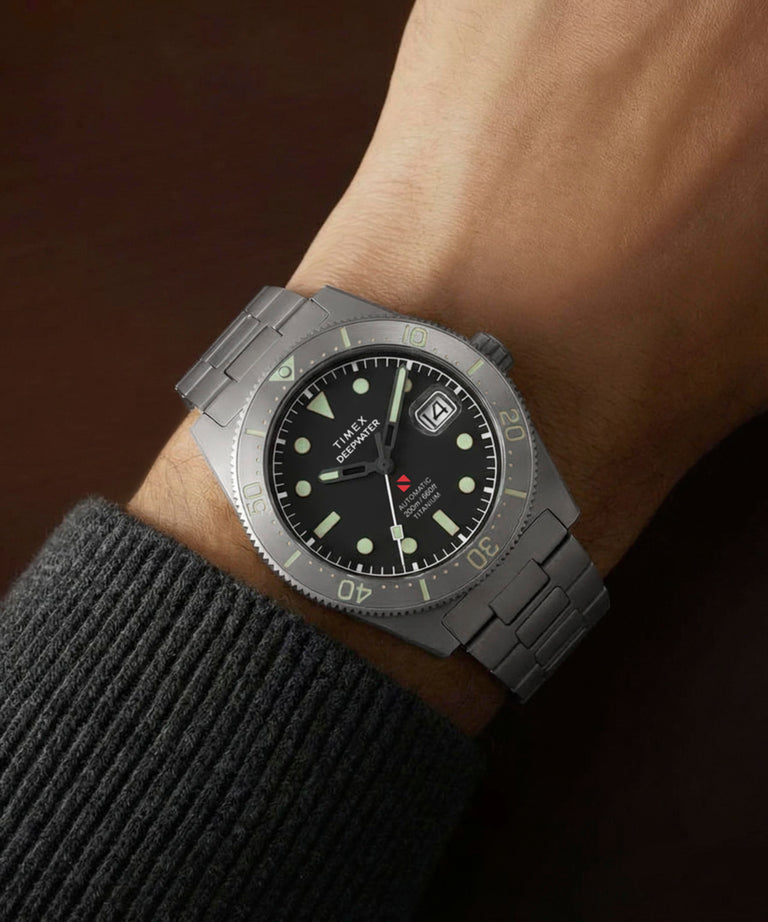 TW2Y64400 Deepwater Reef 200 41mm Titanium Automatic Bracelet Watch Primary Wrist Image