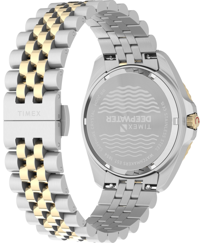TW2Y64700 Deepwater Arctic 40.5mm Stainless Steel Bracelet Watch Caseback with Attachment Image