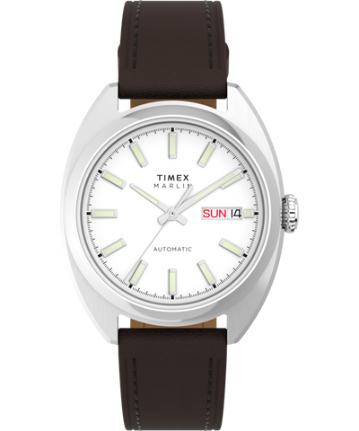 TW2Y65200 Marlin® Draper Automatic 37mm Leather Strap Watch Primary Image