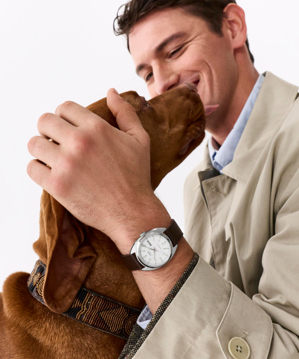 Marlin® Draper Automatic 37mm Leather Strap Watch - TW2Y65200
