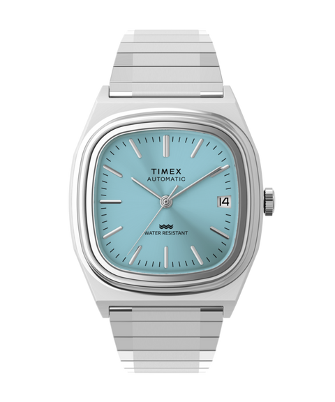 Timex® Automatic 1983 E Line 34mm Stainless Steel Expansion Band