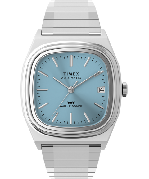 Timex® Automatic 1983 E Line 34mm Stainless Steel Expansion Band