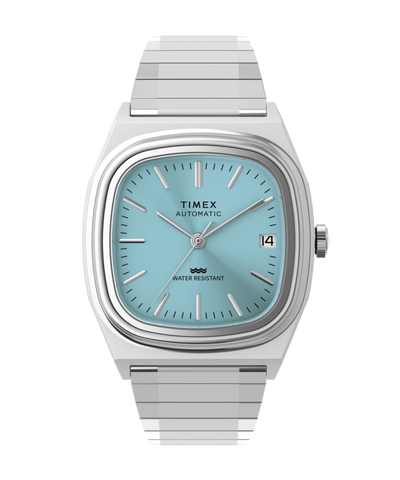 TW2Y66700 Timex® Automatic 1983 E Line 34mm Stainless Steel Expansion Band Watch Primary Image