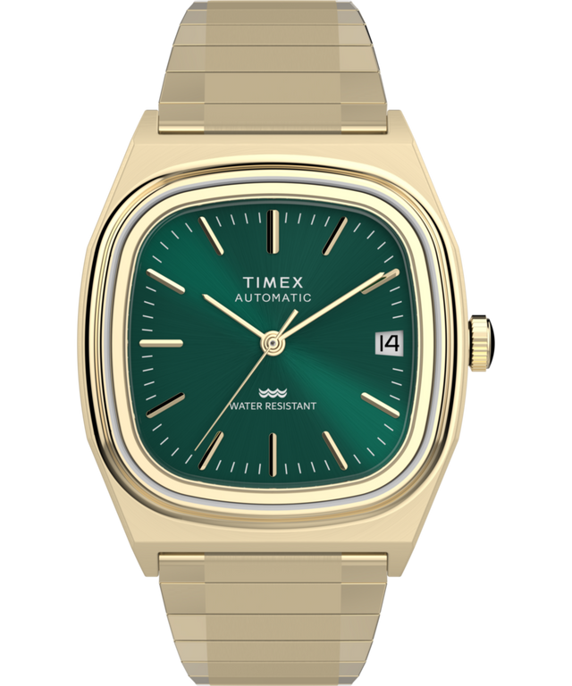 Timex® Automatic 1983 E Line 34mm Stainless Steel Expansion Band Timex® Automatic 1983 E Line 34mm Stainless Steel Expansion Band