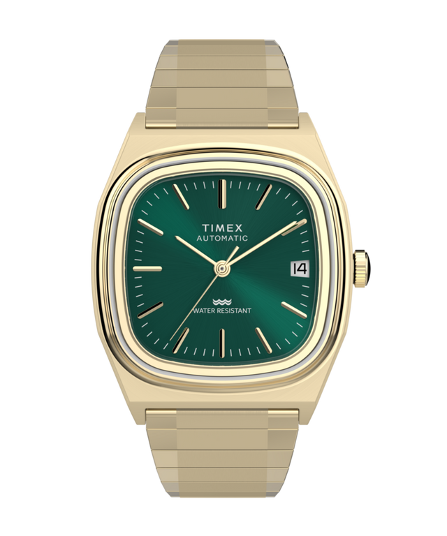 TW2Y67700 Timex® Automatic 1983 E Line 34mm Stainless Steel Expansion Band Watch Primary Image