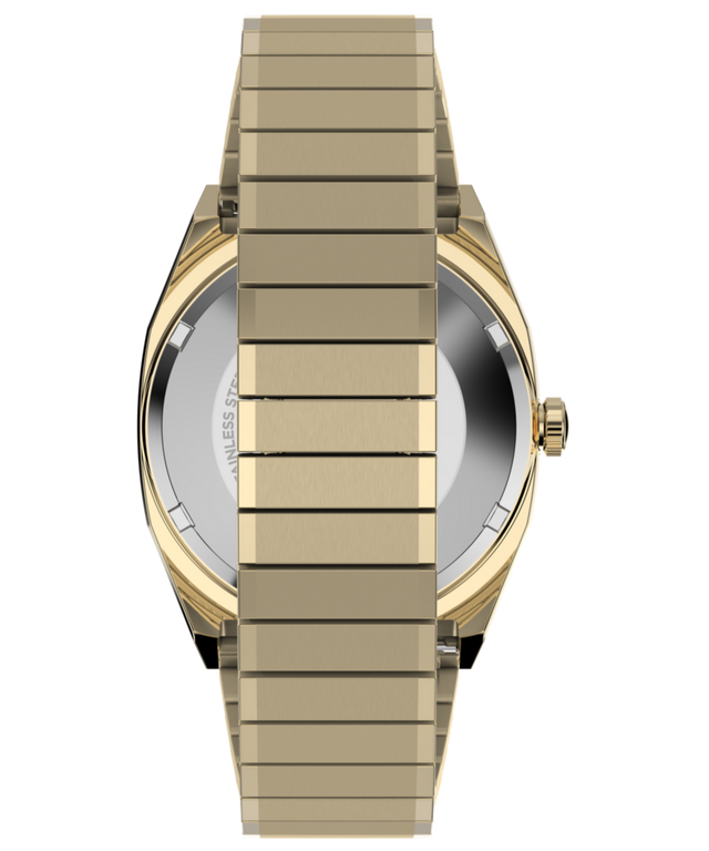 TW2Y67700 Timex® Automatic 1983 E Line 34mm Stainless Steel Expansion Band Watch Strap Image