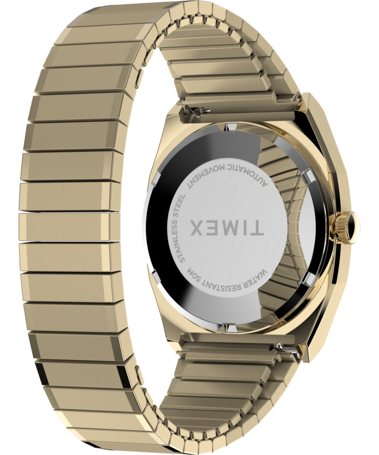 TW2Y67700 Timex® Automatic 1983 E Line 34mm Stainless Steel Expansion Band Watch Caseback with Attachment Image