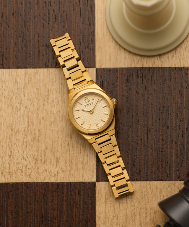 TW2Y68300 Q Timex® Continental Mini 24mm Stainless Steel Bracelet Watch Campaign Key Silhouettes (Beauty shots) Image