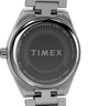 TW2Y68500 Q Timex® Continental Mini 24mm Stainless Steel Bracelet Watch Caseback Image