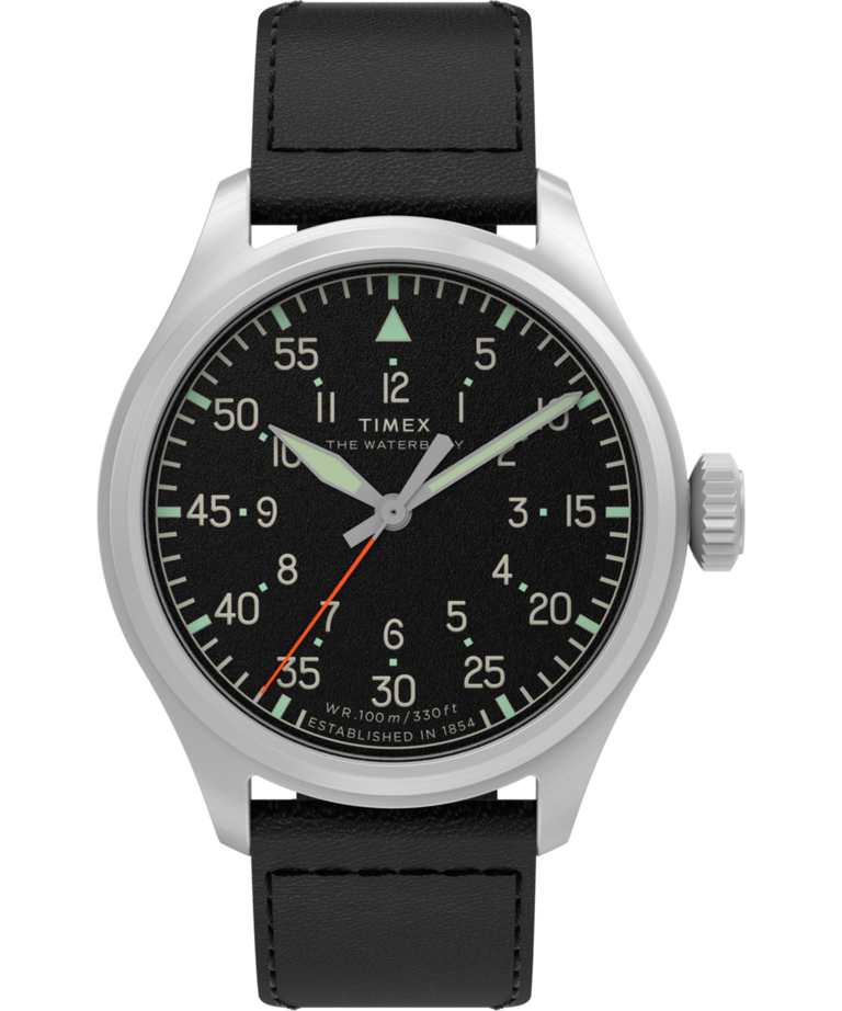TW2Y70400 Waterbury Ace 41mm Leather Strap Watch Primary Image