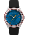 TW2Y71400 Superman x Timex Marlin® Jet Automatic 38mm Leather Strap Watch Primary Image