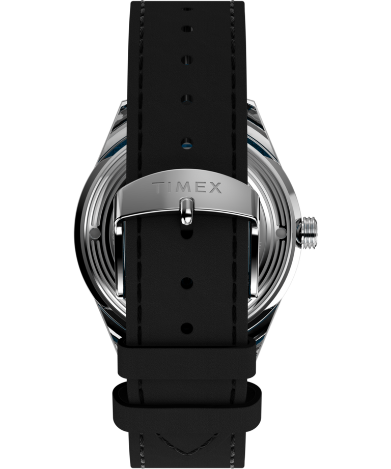 TW2Y71400 Timex x Superman Marlin® Jet Automatic 38mm Leather Strap Watch Strap Image