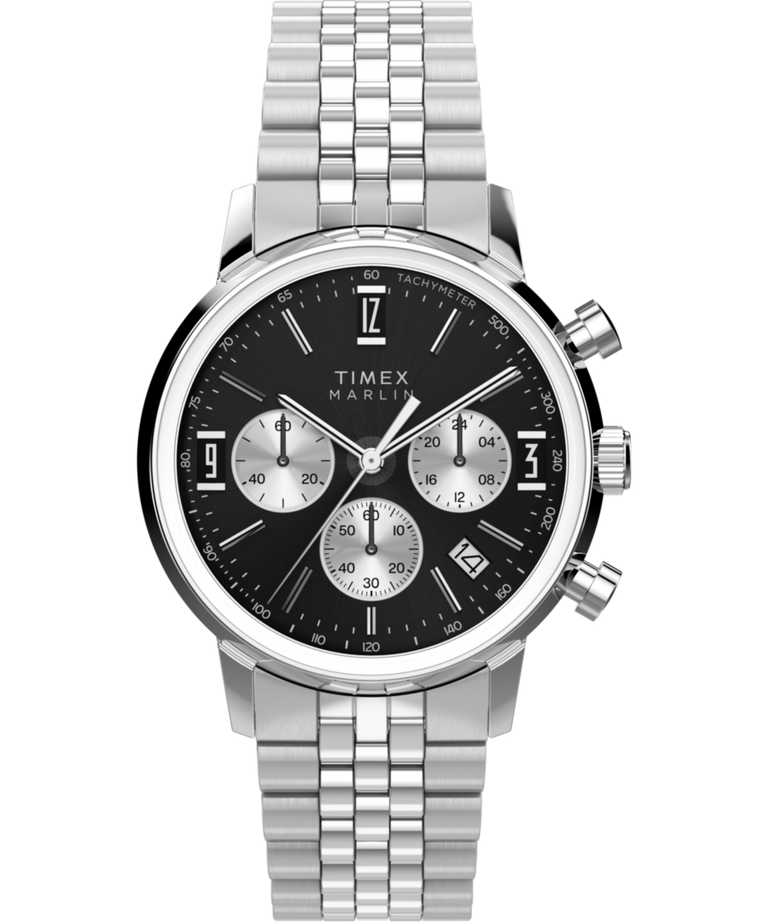 TW2Y72100 Marlin® Quartz Chrono 40mm Stainless Steel Bracelet Watch Primary Image