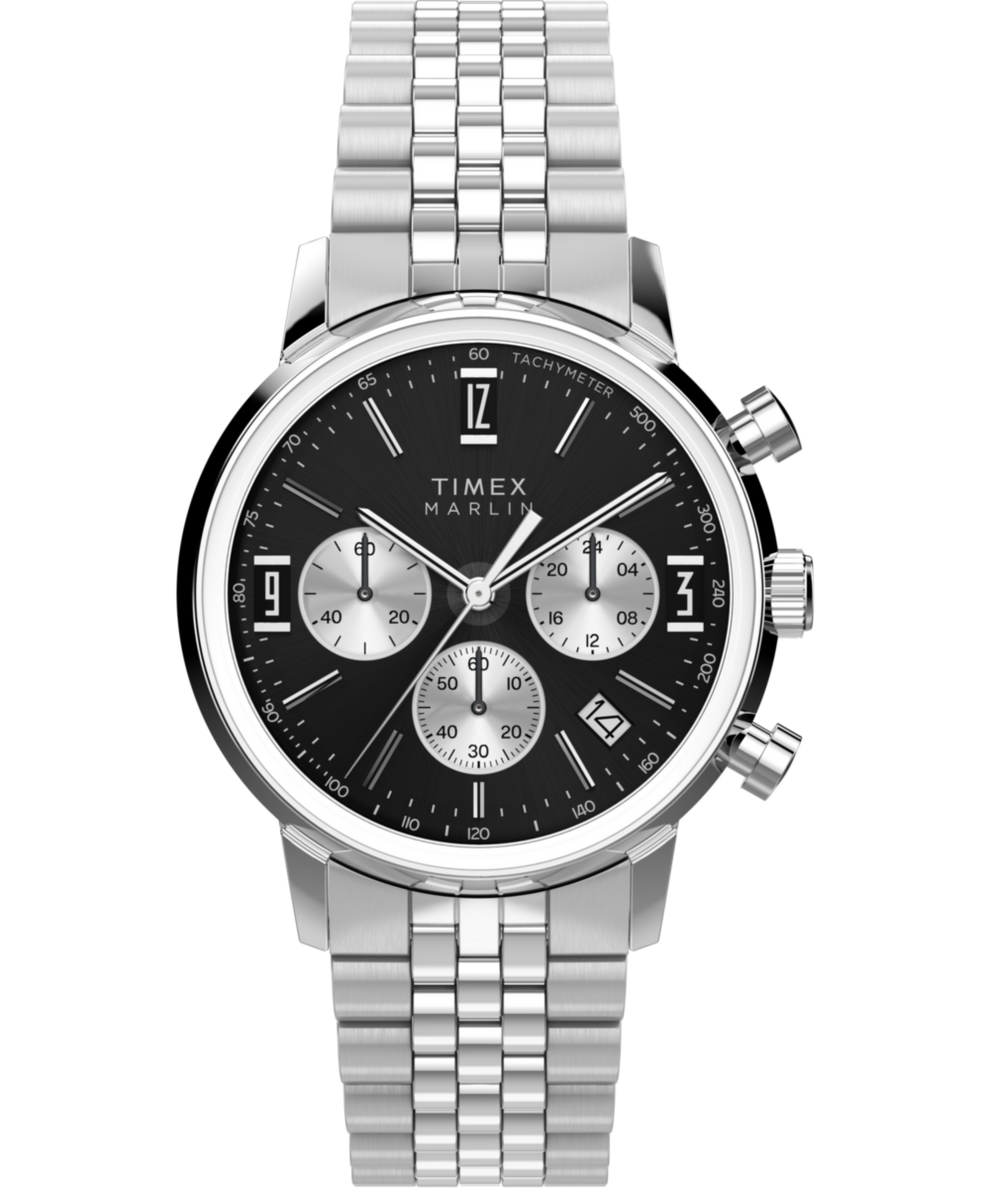 TW2Y72100 Marlin® Quartz Chrono 40mm Stainless Steel Bracelet Watch Primary Image