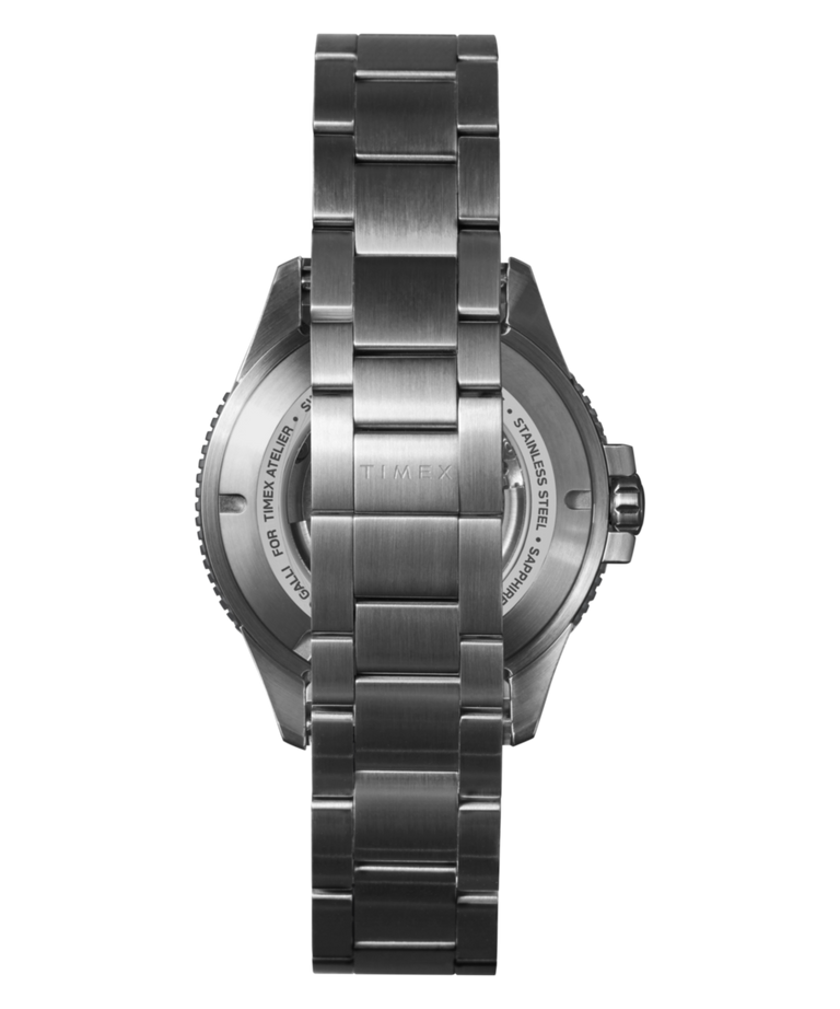 TW2Y72500 Timex Atelier Marine M1a 41mm Swiss Made Automatic Stainless Steel Bracelet Strap Image