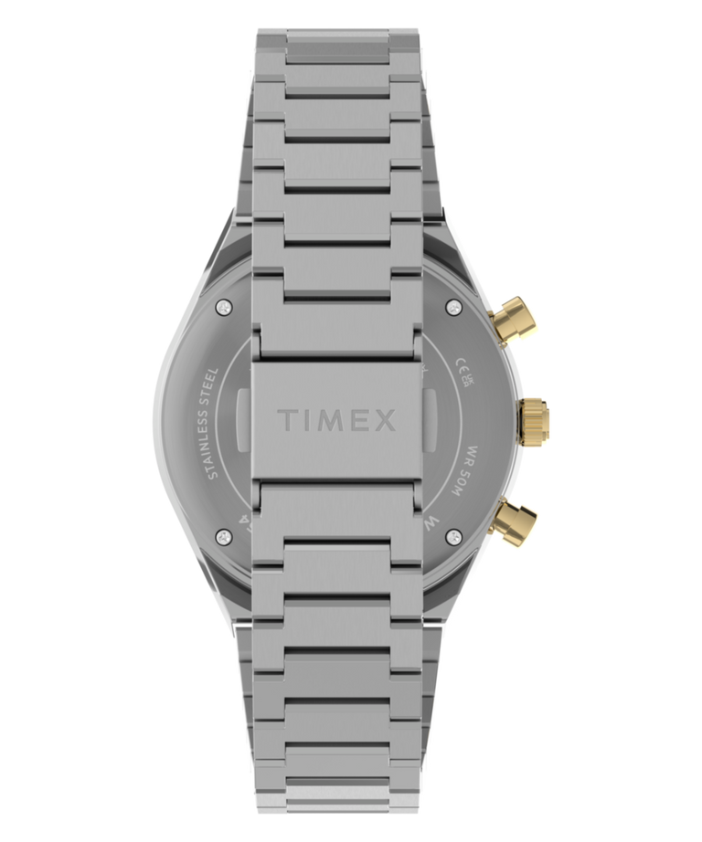 TW2Y75900 Harry Potter x Q Timex Time Turner Chronograph 40mm Stainless Steel Bracelet Watch Strap Image