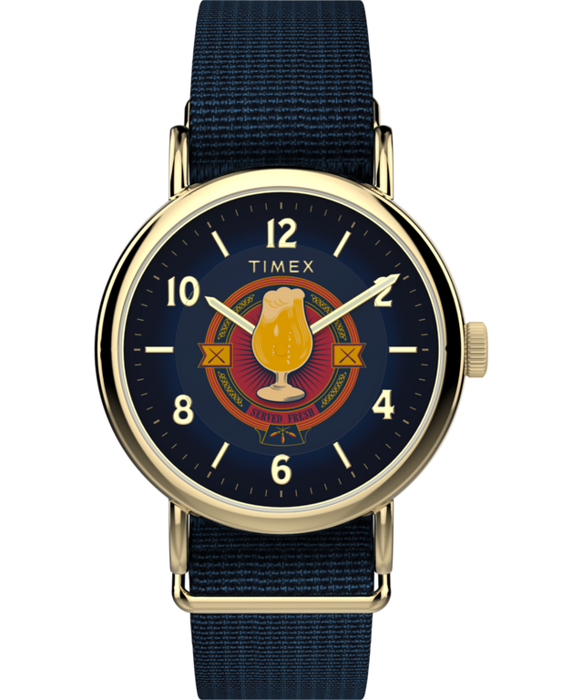 Harry Potter x Timex Weekender Butterbeer 40mm Fabric Strap Watch