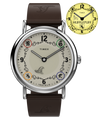 TW2Y76600 Harry Potter x Timex Weekender Hufflepuff House 38mm Leather Strap Watch Primary Image