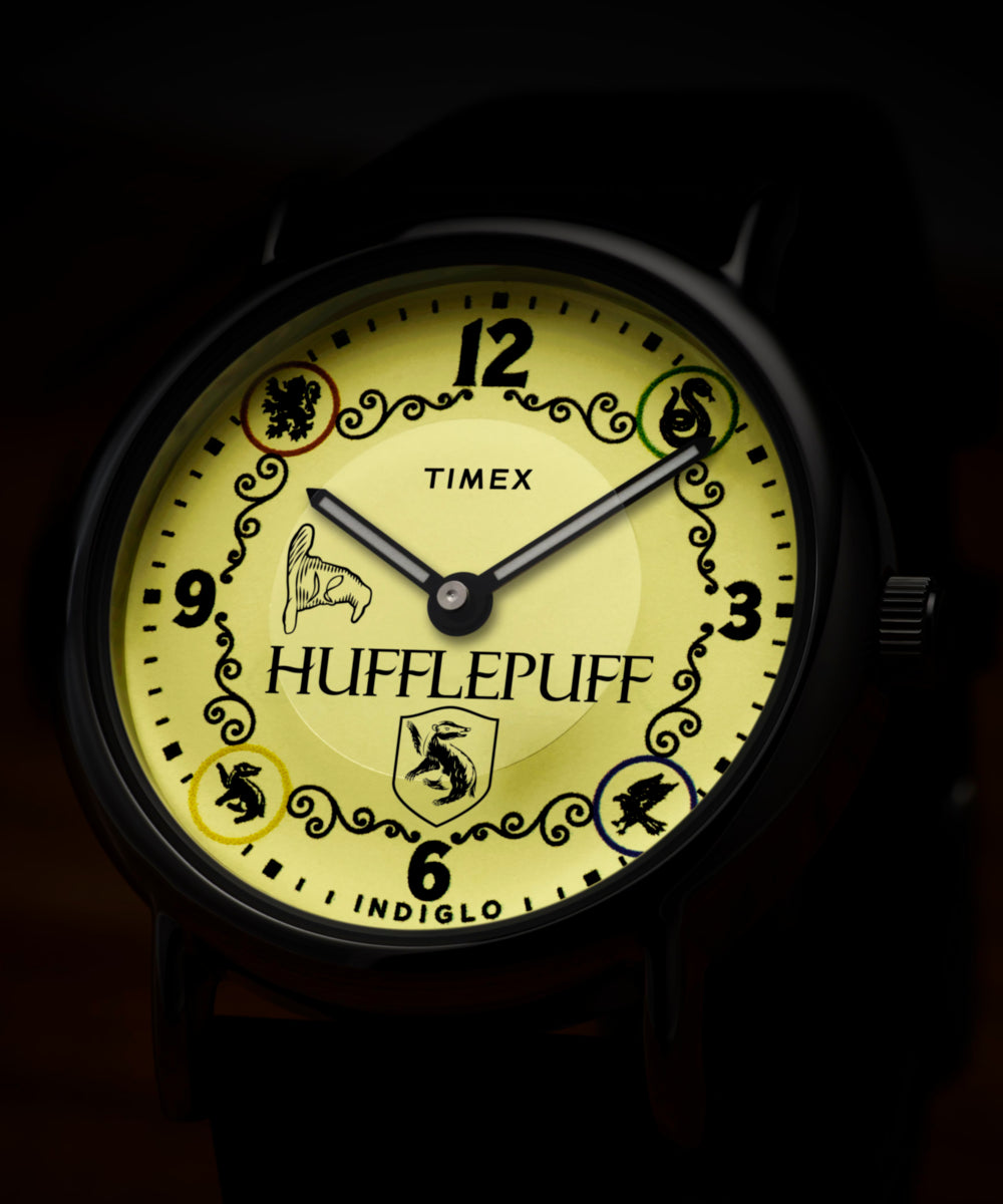ハリー・スタイルズ　ポップアップ KATTDO 限定 時計 Harry Potter x Timex Weekender Hufflepuff House 38mm Leather Strap