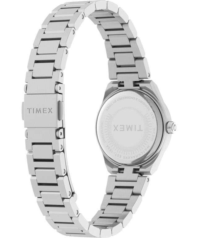 TW2Y77400 Q Timex® Continental Mini 24mm Stainless Steel Bracelet Watch Caseback with Attachment Image