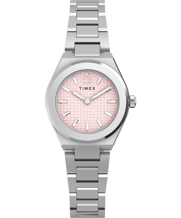 TW2Y77400 Q Timex® Continental Mini 24mm Stainless Steel Bracelet Watch Primary Image