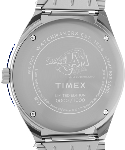 TW2Y79100 Space Jam 30th Anniversary x Q Timex Limited Edition 38mm Stainless Steel Watch Caseback Image