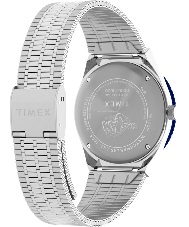 TW2Y79100 Space Jam 30th Anniversary x Q Timex Limited Edition 38mm Stainless Steel Watch Caseback with Attachment Image
