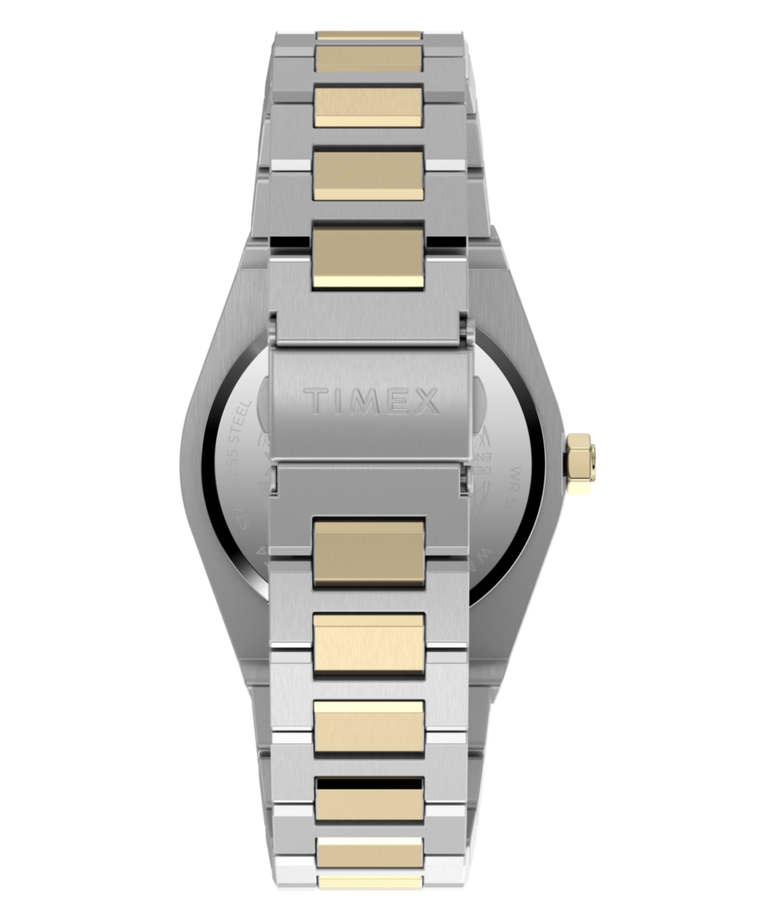 TW2Y81500 Q Timex Marbella 40.5mm Stainless Steel Bracelet Watch Strap Image