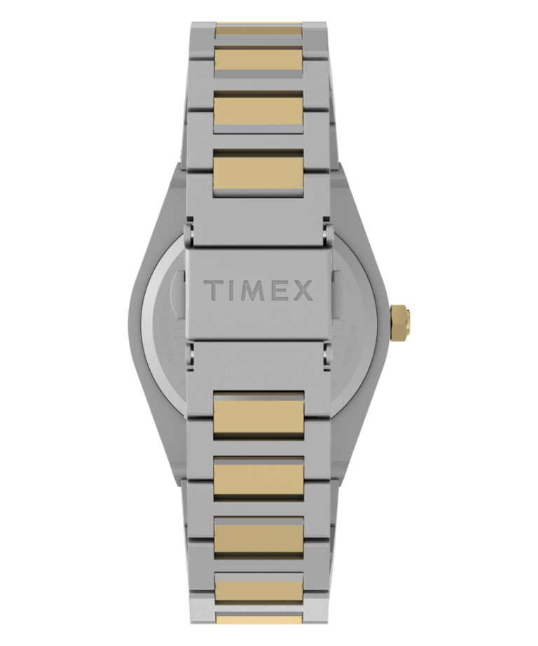 TW2Y81900 Q Timex Marbella 34mm Stainless Steel Bracelet Watch Strap Image
