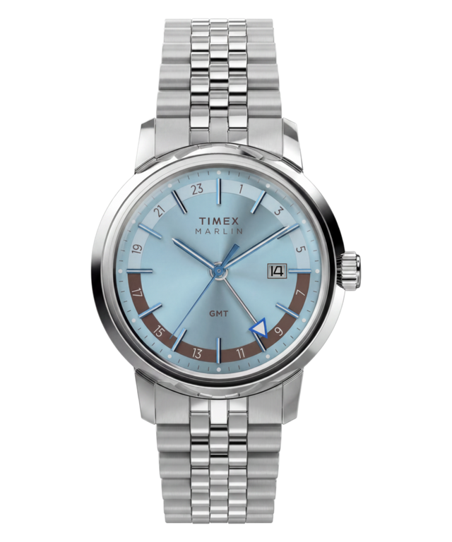 TW2Y84100 Marlin® Quartz GMT 40mm Stainless Steel Bracelet Watch   Primary Image