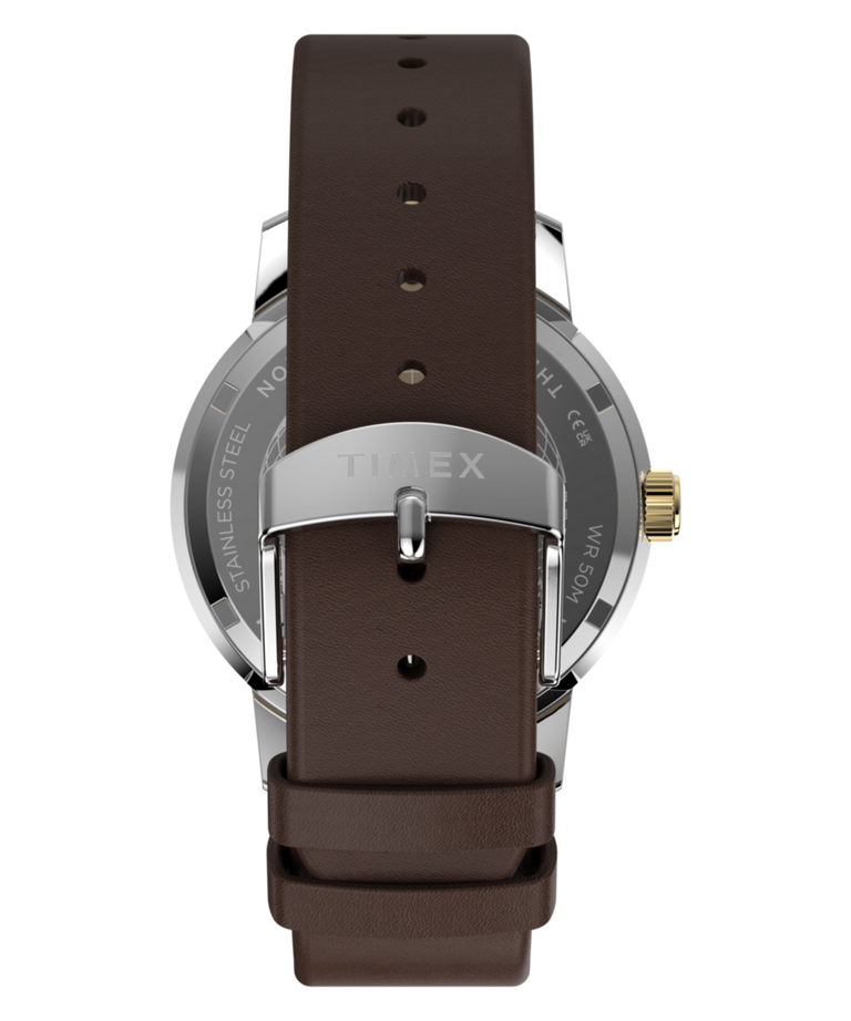 TW2Y84200 Marlin® Quartz GMT 40mm Leather Strap Watch Strap Image