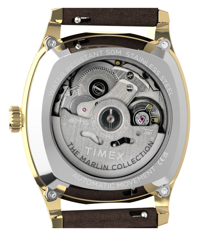 TW2Y84500 Marlin® Chatham Automatic 36mm Leather Strap Watch Caseback Image