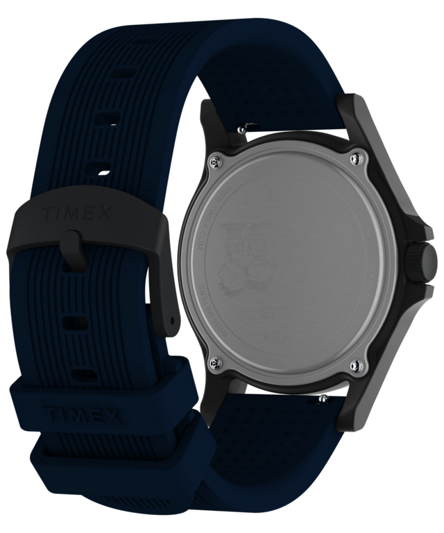TW2Y84700 Peanuts® x Timex Expedition® Acadia 40mm Silicone Strap Watch Caseback with Attachment Image