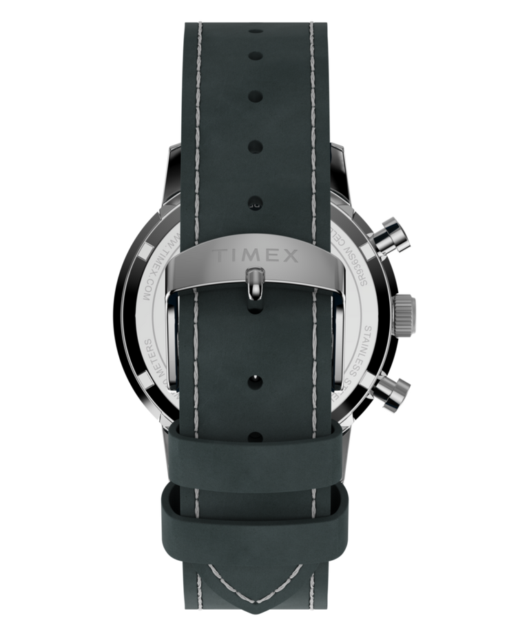 TW2Y85300 Peanuts® x Timex Marlin® Chronograph 40mm Leather Strap Watch  Strap Image