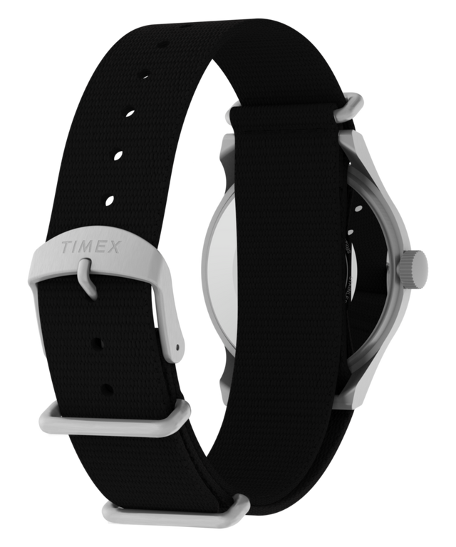 TW2Y85400 Peanuts® x Timex MK1® 36mm Fabric Strap Watch Caseback with Attachment Image