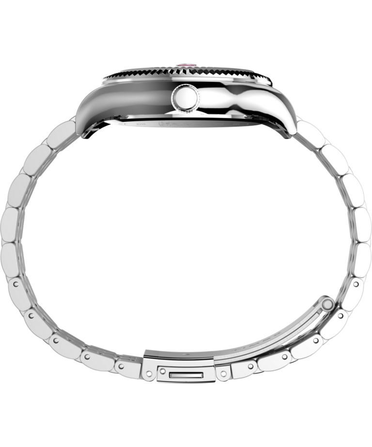 TW2Y85500 Peanuts® x Timex Legacy Snoopy Umbrella Stainless Steel Bracelet Watch   Profile Image